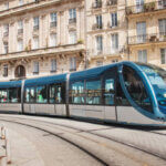 La photo d'un tramway