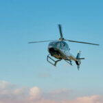 Photo d'un hélicoptère