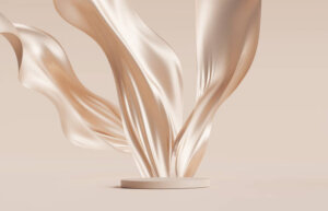 Photo d'un tissu de soie.