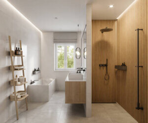 Photo d'une salle de bain